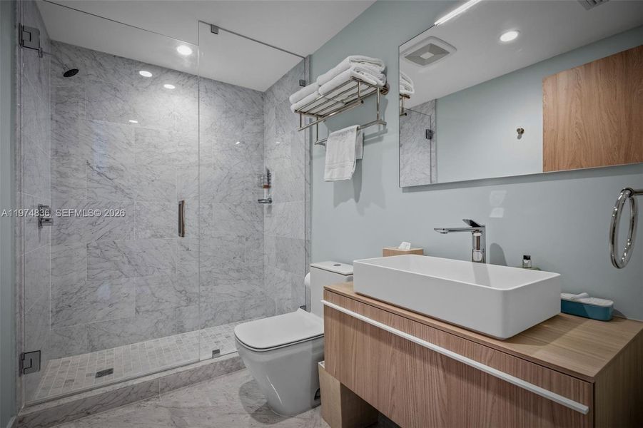 Furnished interior view inside a new home in , Bay Harbor Islands (Image 12).