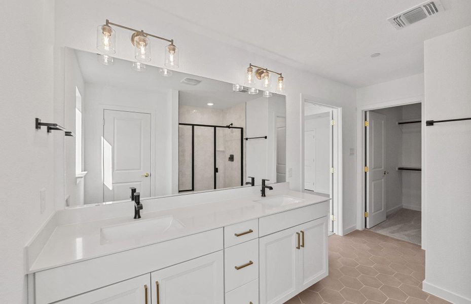 Furnished interior view inside a new home in Monarch on Main, Round Rock (Image 8).