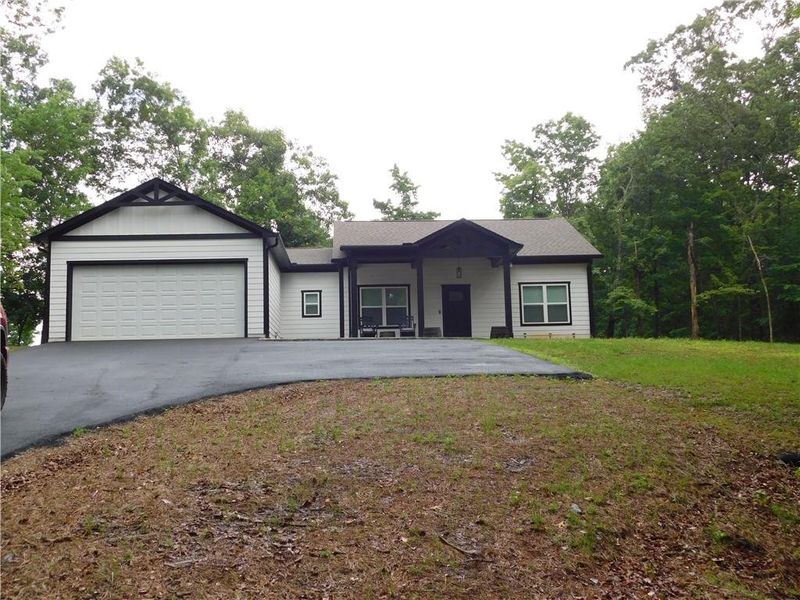 Front exterior of a new home in , Dahlonega, GA, highlighting curb appeal (Image 2). Front exterior of a new home in , Dahlonega, GA, highlighting curb appeal (Image 2).