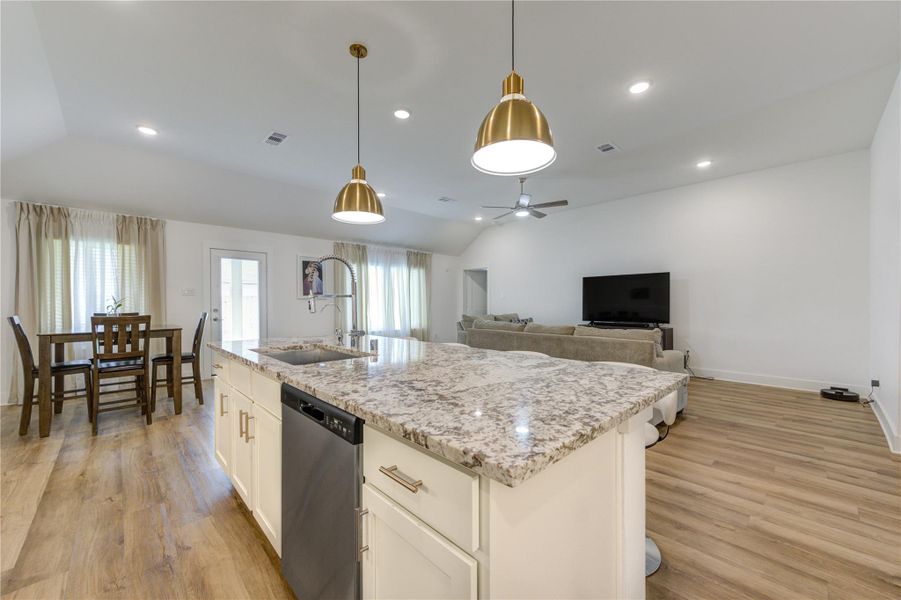 Furnished interior view inside a new home in Marvida, Cypress (Image 10).