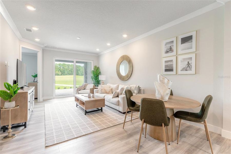 Furnished interior view inside a new home in , New Smyrna Beach (Image 31).
