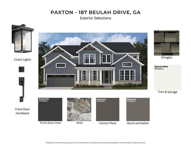 Sample of building materials used in homes in Twin Lakes, Hoschton (Image 4).