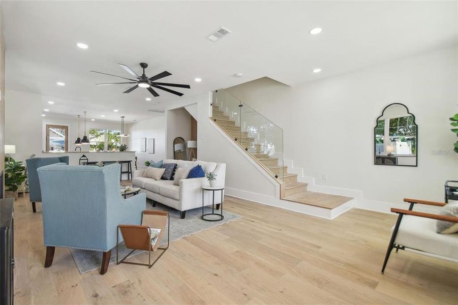 Furnished interior view inside a new home in , Tampa (Image 35).