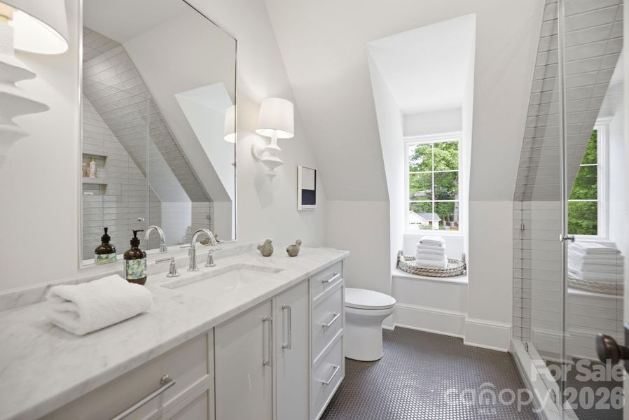 Furnished interior view inside a new home in , Charlotte (Image 27).