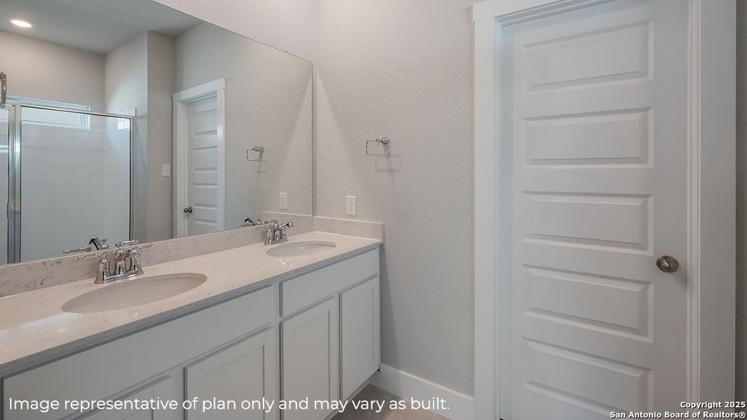 Furnished interior view inside a new home in Brookstone Creek, San Antonio (Image 9).