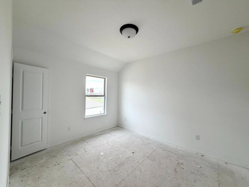 Construction progress - third bedroom