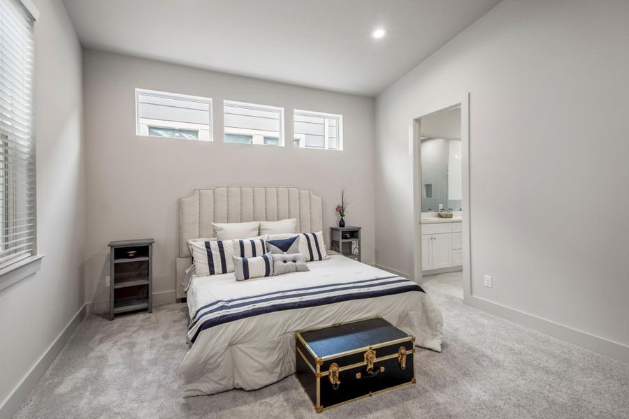 Furnished interior view inside a new home in , Houston (Image 23).