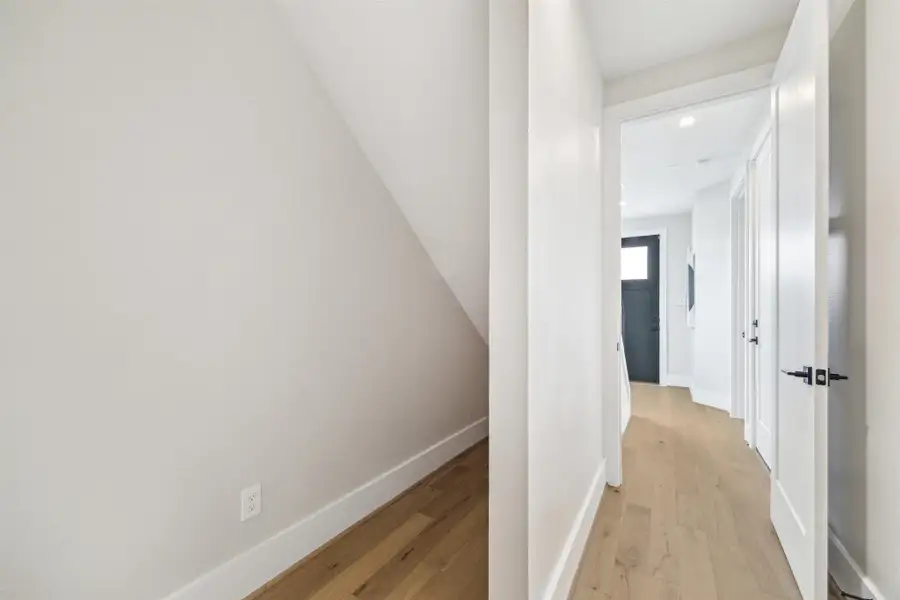 Storage located under the stairs for all of your seasonal treasures.