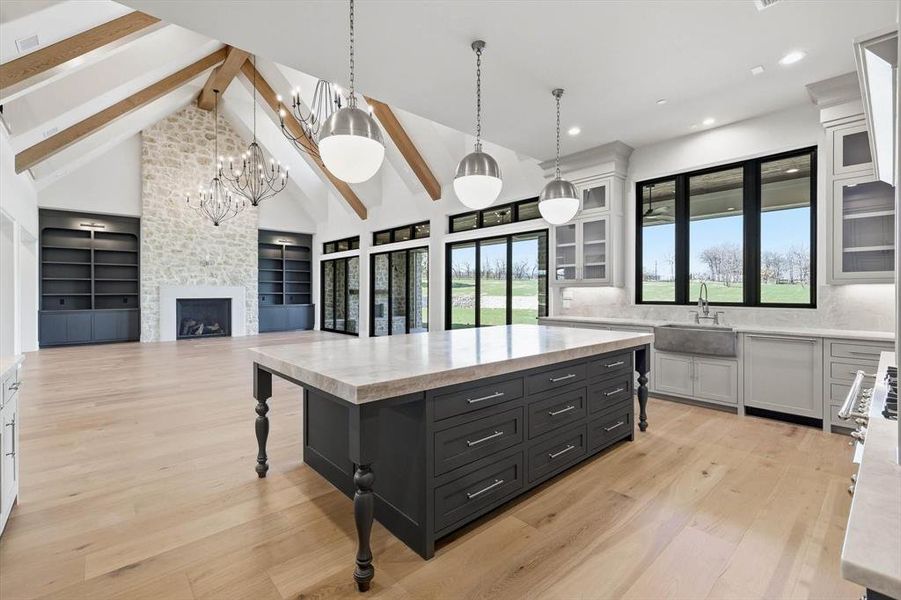 Furnished interior view inside a new home in , Bartonville (Image 5).