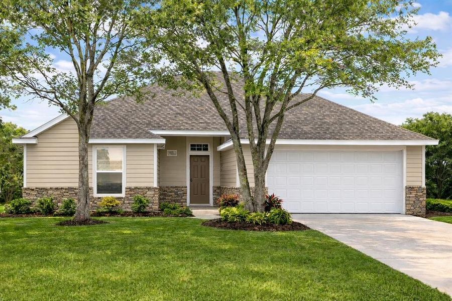 Front exterior of a new home in , Mount Vernon, TX, highlighting curb appeal (Image 1). Front exterior of a new home in , Mount Vernon, TX, highlighting curb appeal (Image 1).