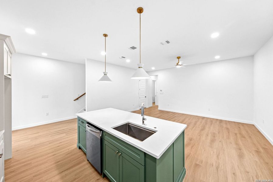 Furnished interior view inside a new home in , San Antonio (Image 14).