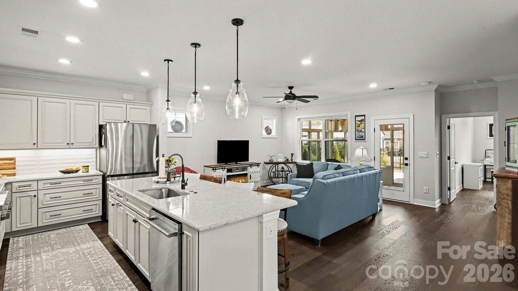 Furnished interior view inside a new home in Trilogy® Lake Norman, Denver (Image 6).