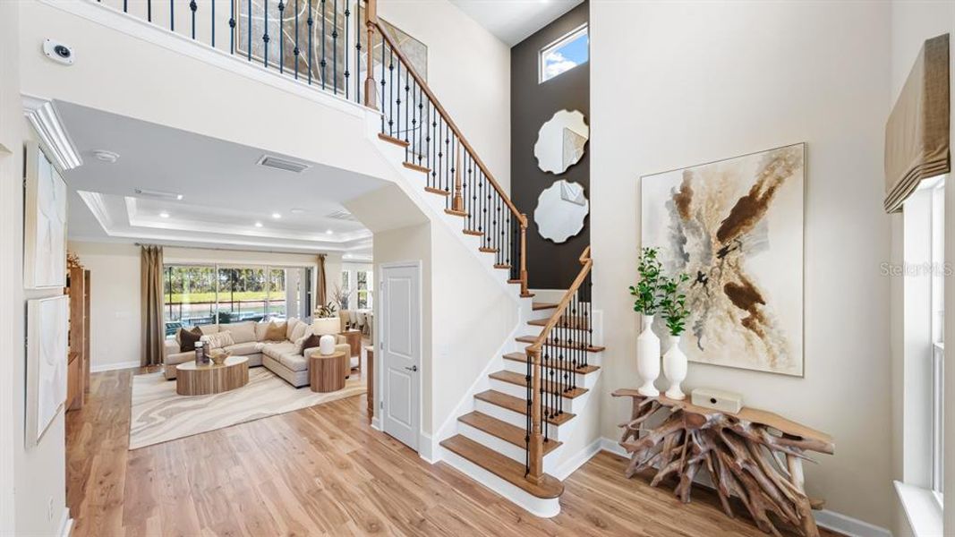 Furnished interior view inside a new home in Hammock at Two Rivers, Zephyrhills (Image 4).