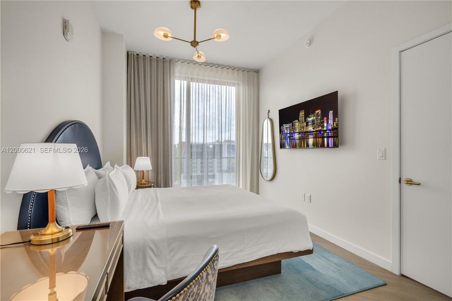 Furnished interior view inside a new home in , Miami (Image 18).