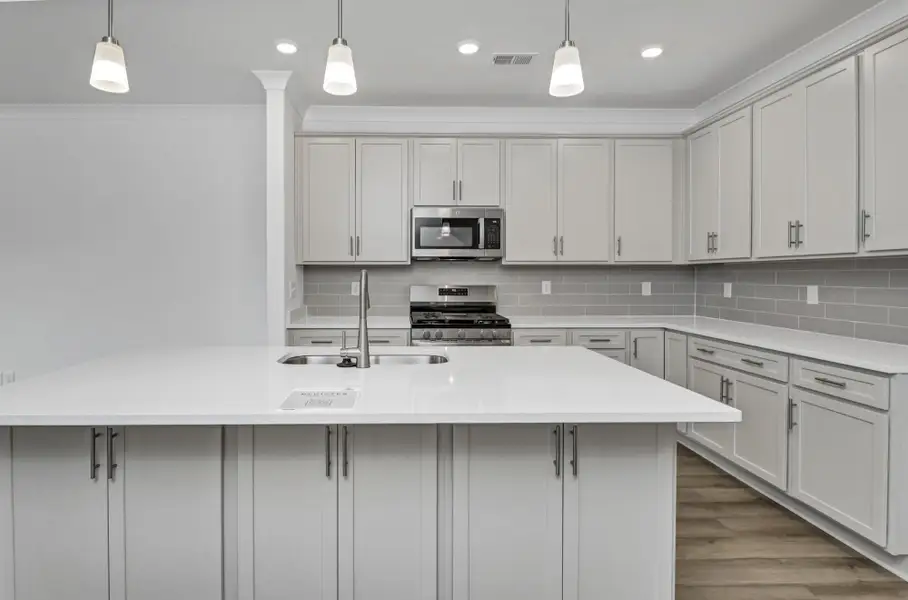 Furnished interior view inside a new home in Lake Carolina Townhomes, Columbia (Image 8).