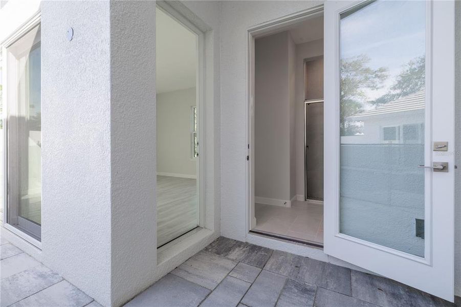 Exterior details and patio area of a home in Toscana, Palm Coast (Image 26).