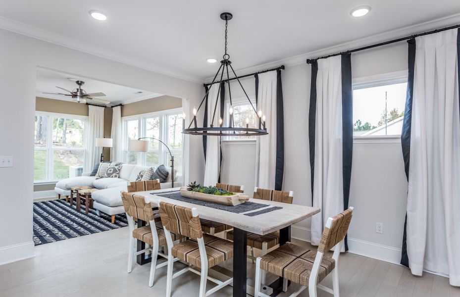 Representative furnished interior of a home built from the Waterstone by Pulte Homes in Long Savanna, Charleston (Image 10).