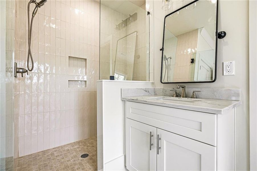 Furnished interior view inside a new home in , Atlanta (Image 13).