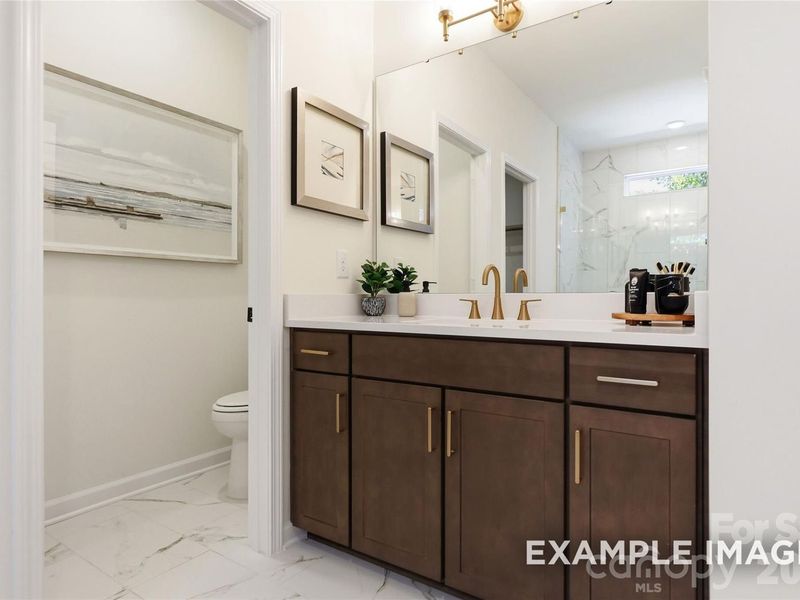 Furnished interior view inside a new home in Enclave at Belmont, Belmont (Image 19). Furnished interior view inside a new home in Enclave at Belmont, Belmont (Image 19).