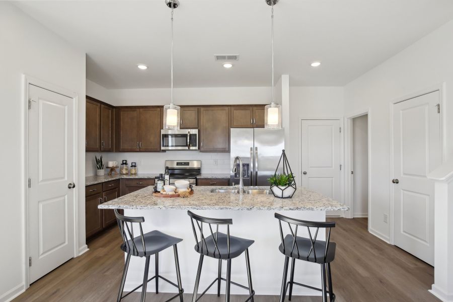 Furnished interior view inside a new home in Wilson Meadows, Clarksville (Image 20).