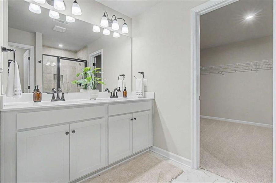 Furnished interior view inside a new home in The Reserve at Chapel Hill Phase II, Douglasville (Image 31).