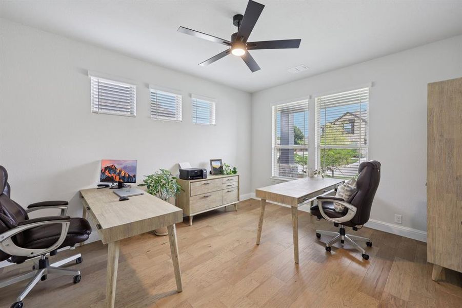 Furnished interior view inside a new home in Glenwood Meadows, Denton (Image 30).