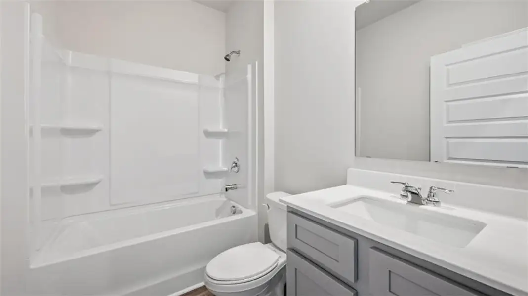 Furnished interior view inside a new home in Willowbrook, Winder (Image 6). Furnished interior view inside a new home in Willowbrook, Winder (Image 6).