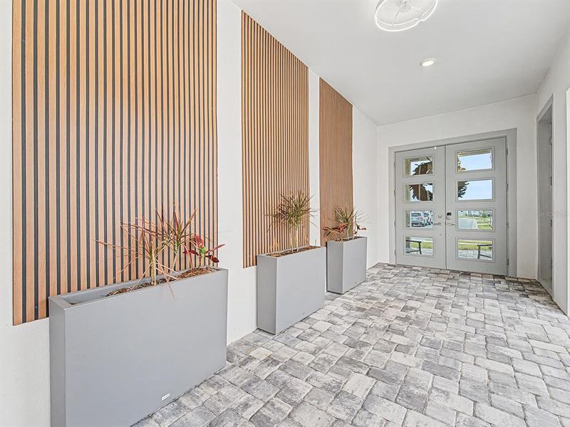 Exterior details and patio area of a home in , San Antonio (Image 23).