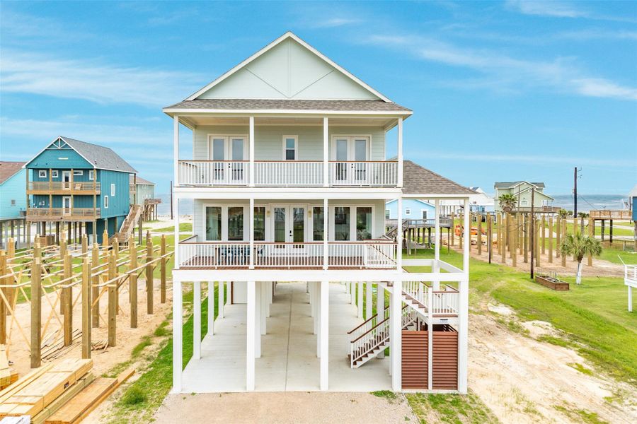 Front exterior of a new home in , Freeport, TX, highlighting curb appeal (Image 16). Front exterior of a new home in , Freeport, TX, highlighting curb appeal (Image 16).