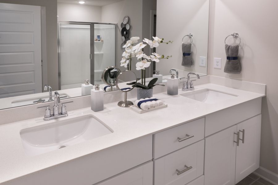 The Dakota floorplan modeled at Brighton Meadows.