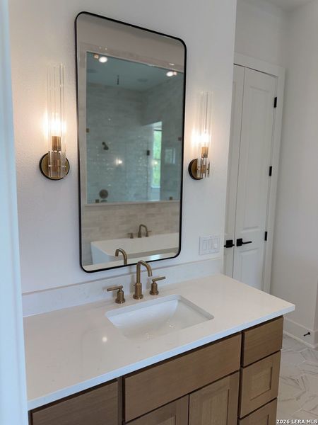 Close-up of interior finishes inside a home in , New Braunfels (Image 19).