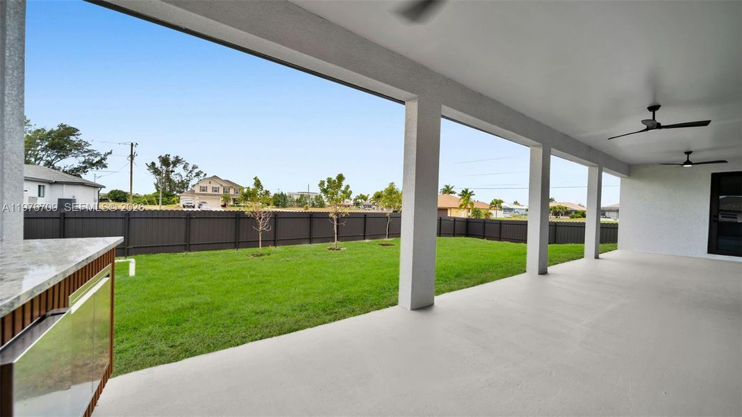 Exterior details and patio area of a home in , Cape Coral (Image 26).