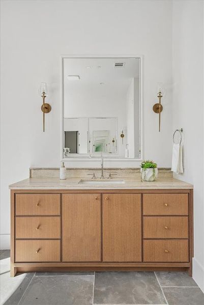 Furnished interior view inside a new home in , Dallas (Image 32).