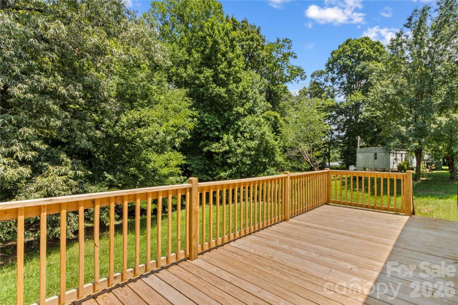 Exterior details and patio area of a home in , Mocksville (Image 3).