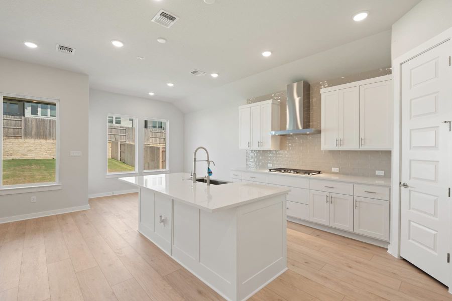 Furnished interior view inside a new home in Lariat, Liberty Hill (Image 8).