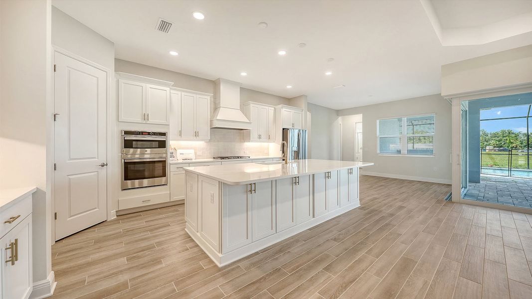 Furnished interior view inside a new home in Canoe Creek Real Estate and Homes for Sale in Parrish, FL - Neal Communities, Parrish (Image 6).