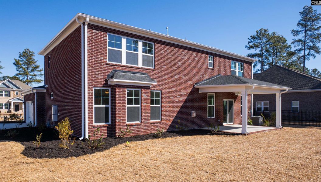 Exterior details and patio area of a home in The Cove, Sumter (Image 28).