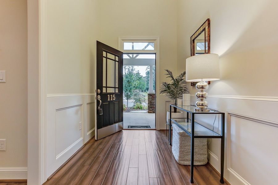Representative furnished interior of a home built from the Ashton by Keystone Homes NC in Weybridge, Burlington (Image 9).