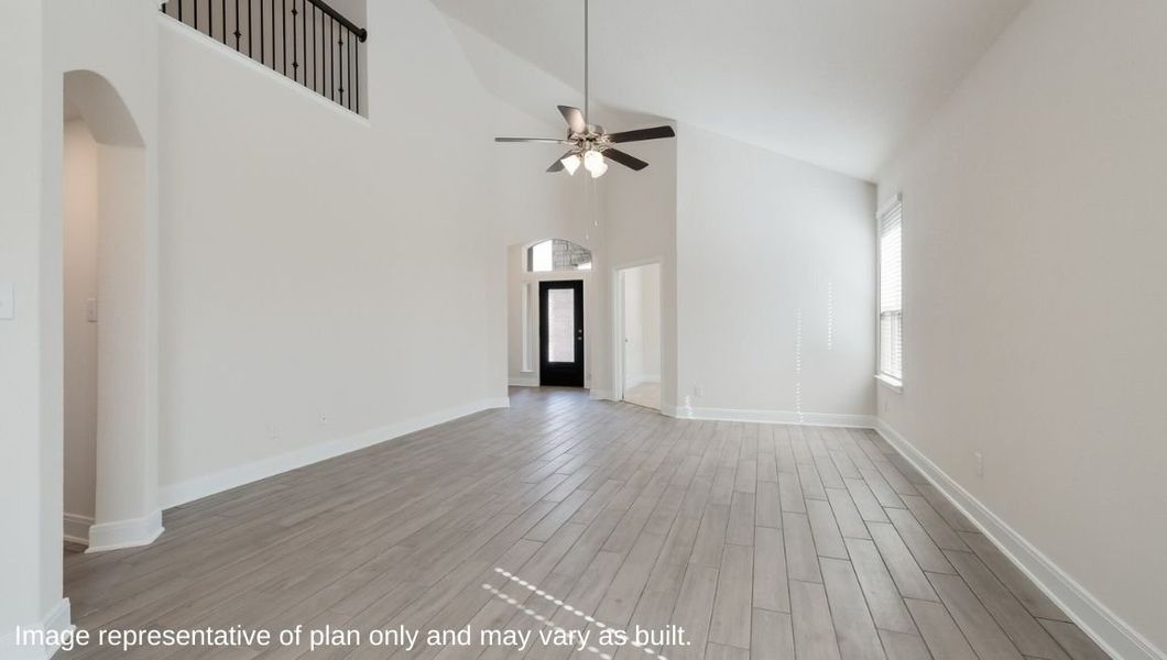 Representative unfurnished interior of a home built from the The Hondo by D.R. Horton in Steele Creek, Cibolo (Image 16).