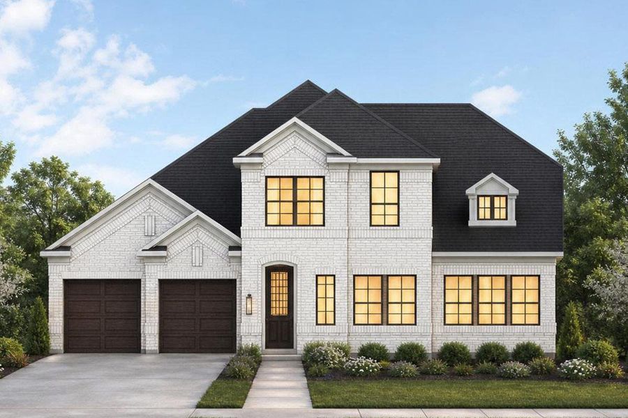 Representative exterior photo of a completed home built from the Grand Catalina - Executive Platinum by Grand Homes in Monterra, Fate, TX (Image 8).
