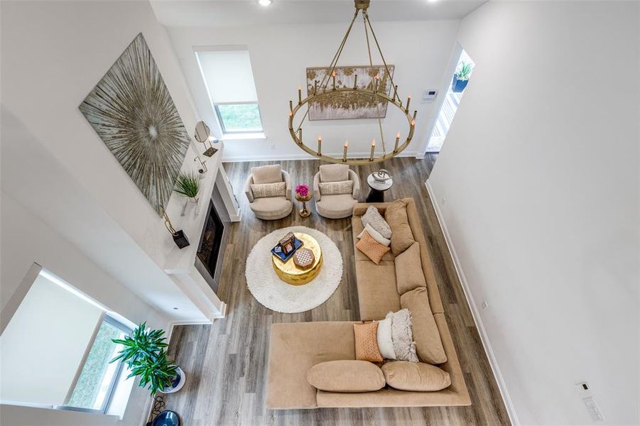 Furnished interior view inside a new home in Cambridge Crossing, Celina (Image 27).