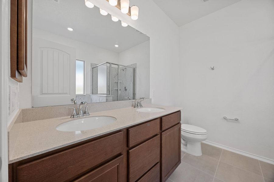 Furnished interior view inside a new home in Overlook Ranch, Georgetown (Image 11). Furnished interior view inside a new home in Overlook Ranch, Georgetown (Image 11).