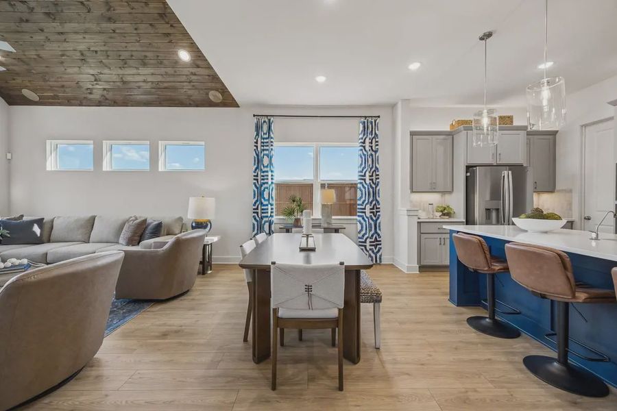 Representative furnished interior of a home built from the Dayton 50' by Chesmar Homes in Las Lomas, Forney (Image 10).