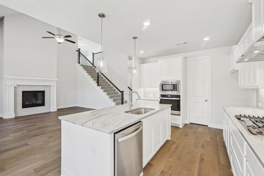 Furnished interior view inside a new home in , Argyle (Image 10).