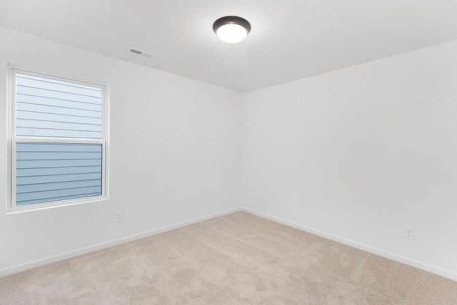Representative unfurnished interior of a home built from the Seville II by True Homes in Colvin Park, Rock Hill (Image 20).