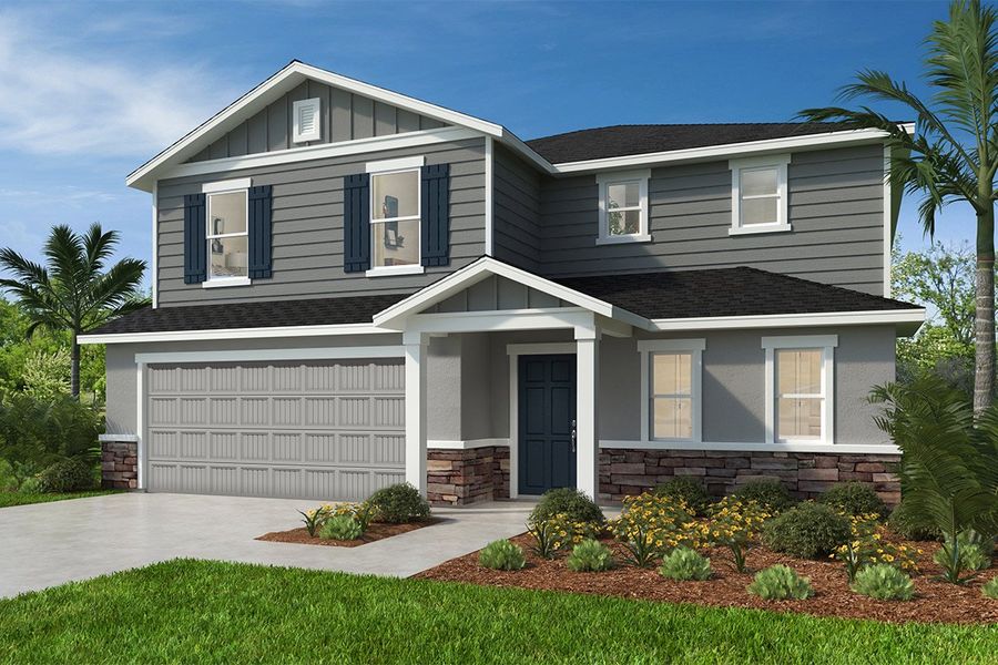 Exterior G with optional stone Exterior G with optional stone