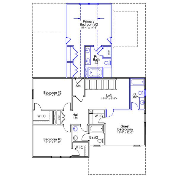 2D floor plan layout of this home in Arcadia, Myrtle Beach, SC (Image 5).