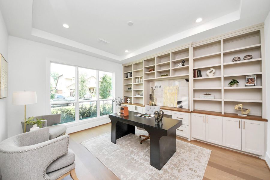 Furnished interior view inside a new home in , Houston (Image 23).