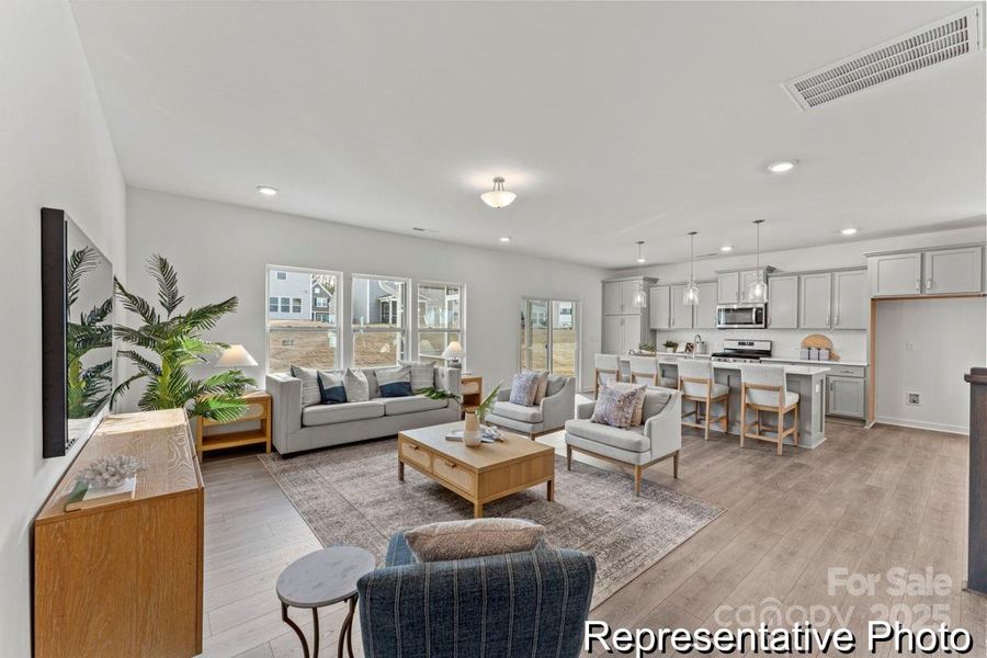 Furnished interior view inside a new home in Heritage Hall, Statesville (Image 5). Furnished interior view inside a new home in Heritage Hall, Statesville (Image 5).
