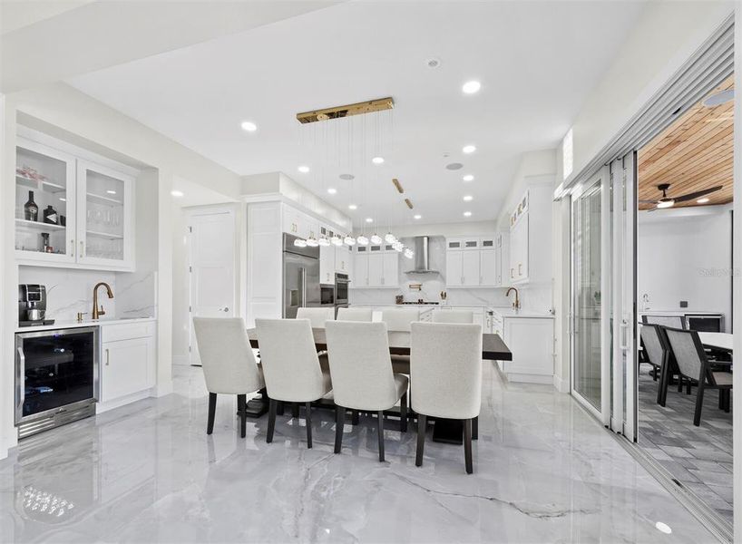 Furnished interior view inside a new home in , Longboat Key (Image 15).